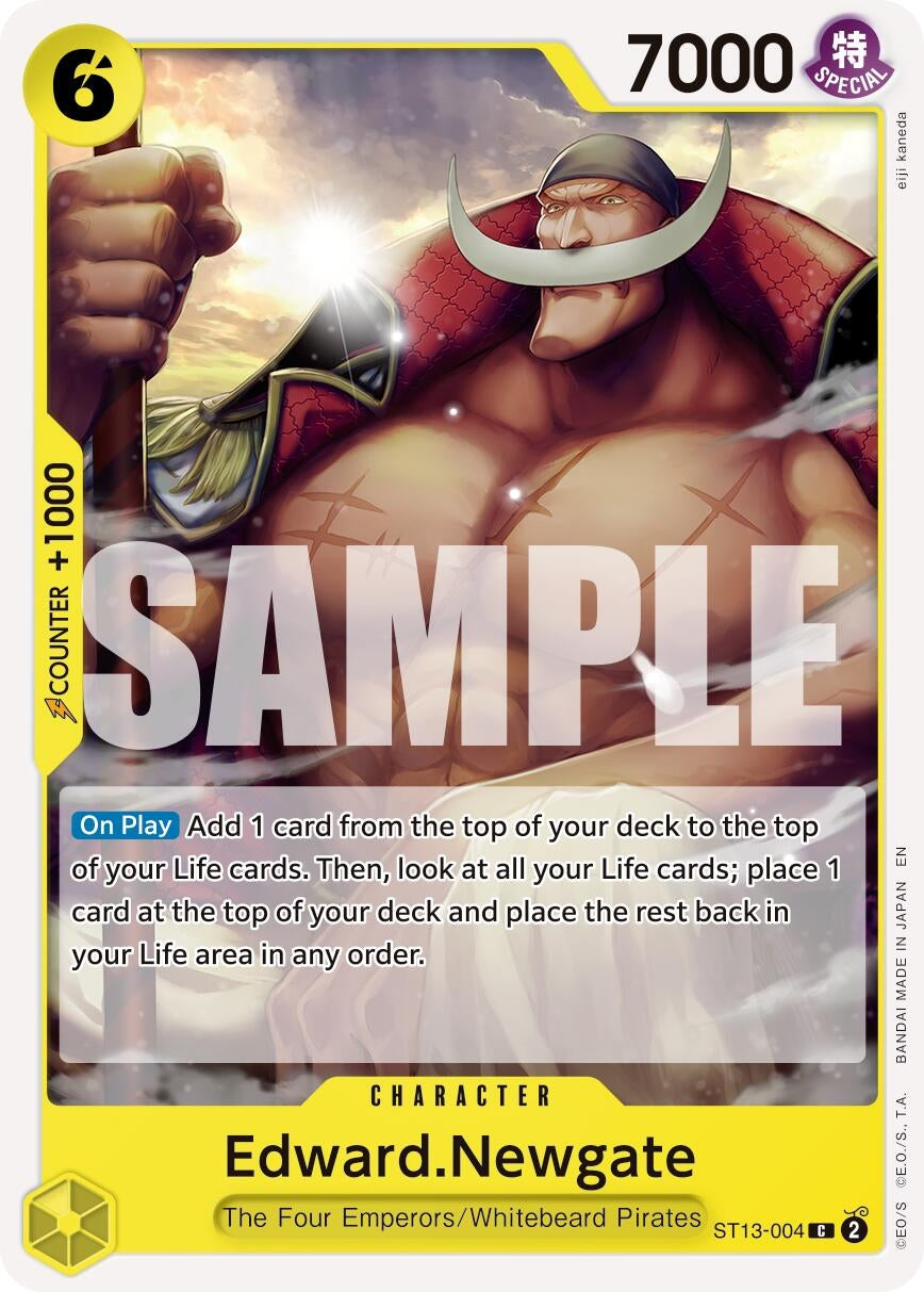 Image for Edward.Newgate - ST13-004 (Reprint) - One Piece Card Game
