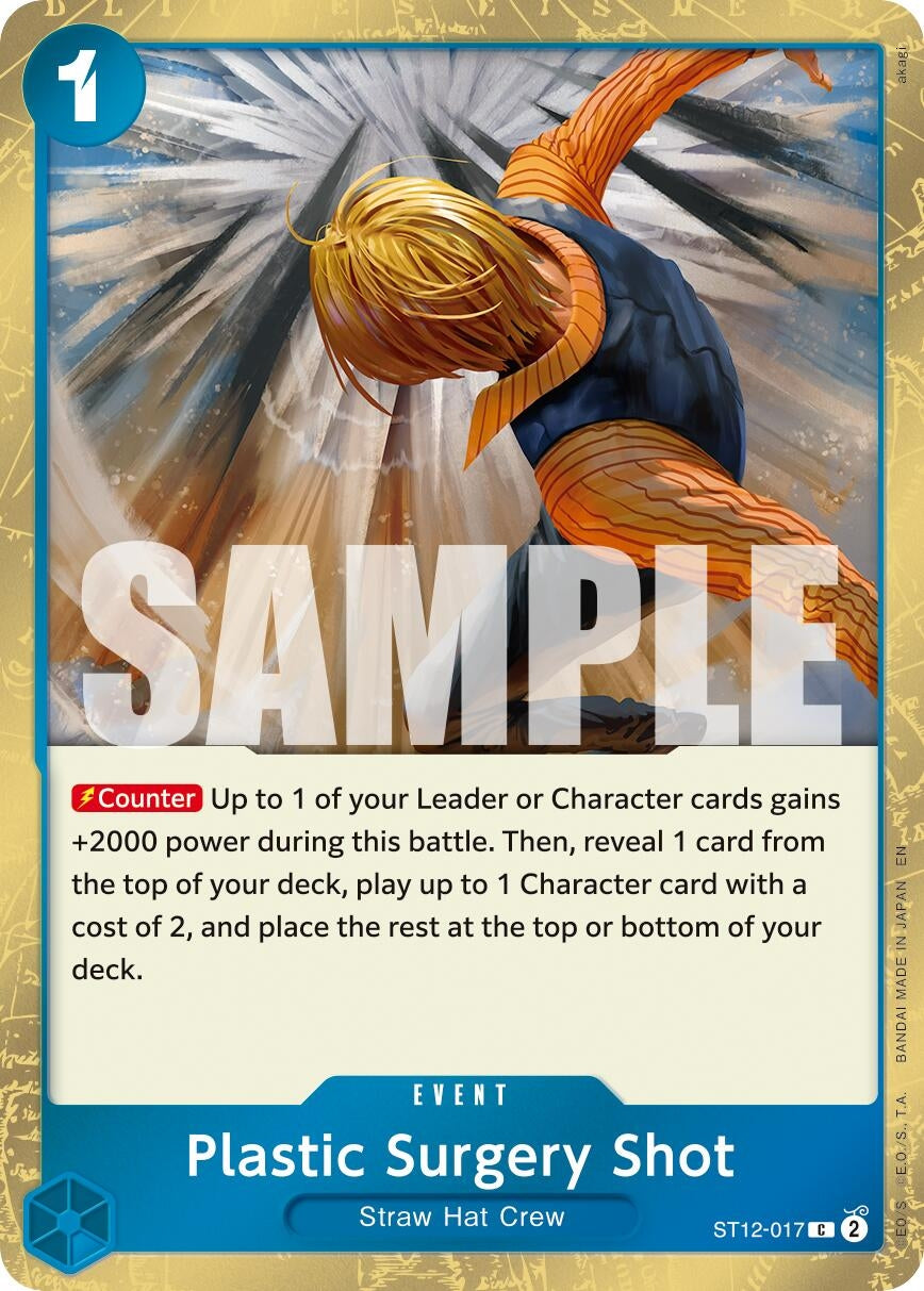 Image for Plastic Surgery Shot - ST12-017 (Pirate Foil) - One Piece Card Game