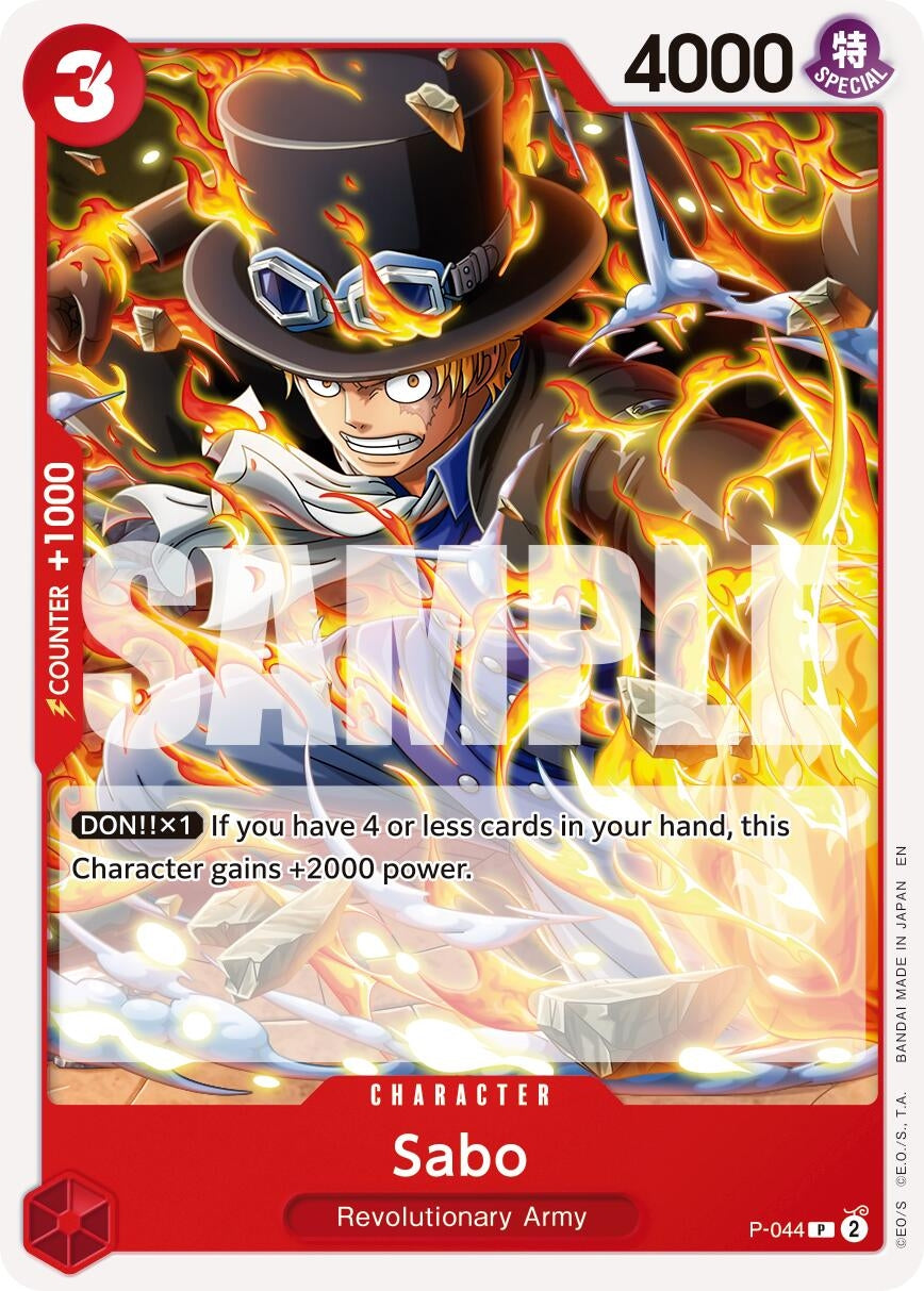 Image for Sabo - P-044 (Reprint) - One Piece Card Game