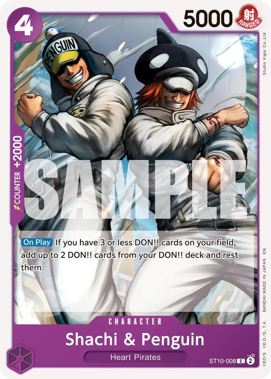 Image for Shachi & Penguin (Reprint) - One Piece Card Game