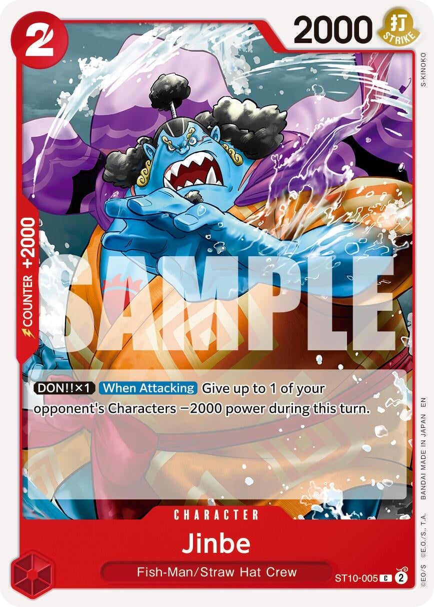 Image for Jinbe - ST10-005 (Reprint) - One Piece Card Game