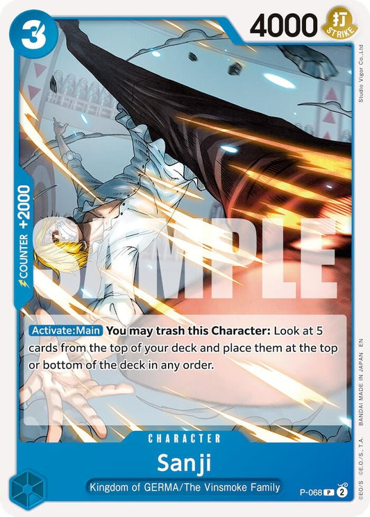 Image for Sanji - P-068 (Reprint) - One Piece Card Game