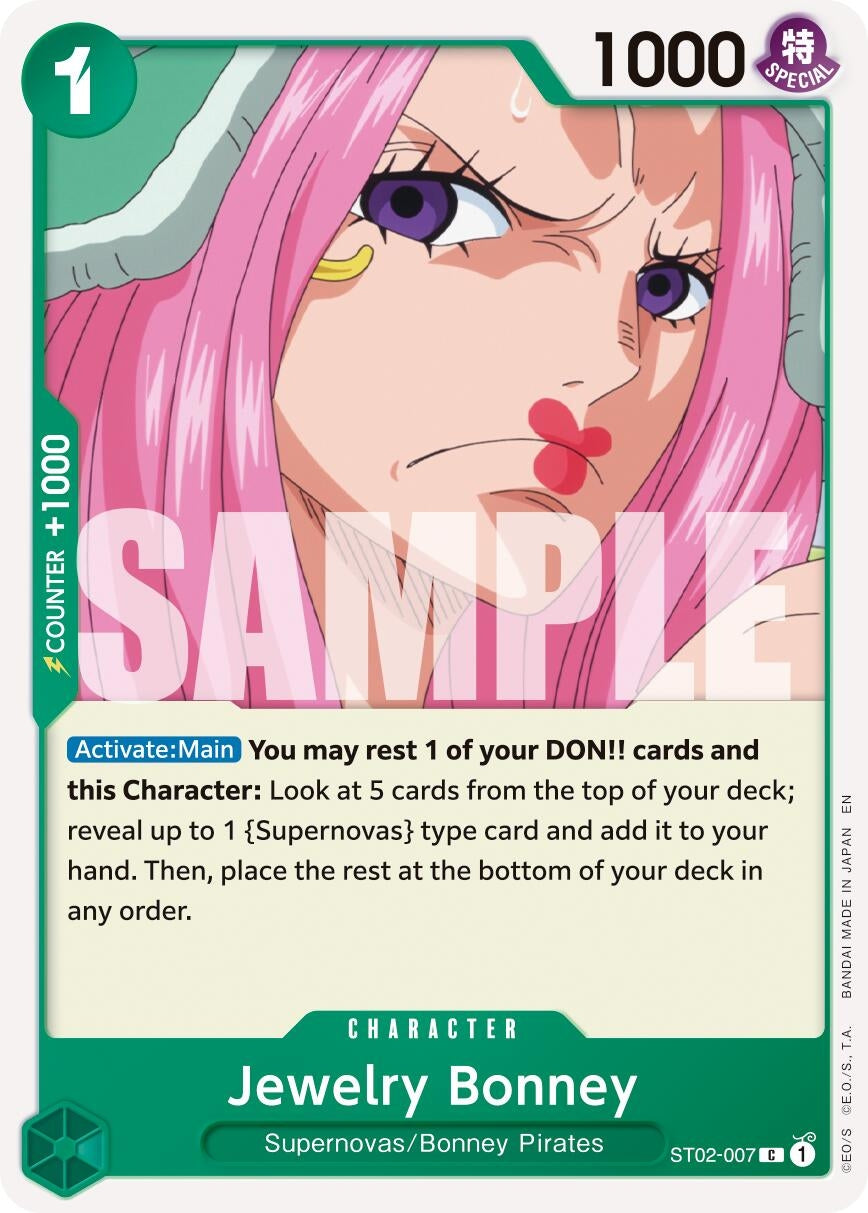 Image for Jewelry Bonney - ST02-007 (Reprint) - One Piece Card Game