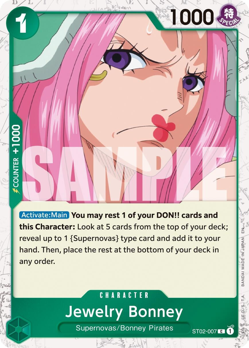 Image for Jewelry Bonney - ST02-007 (Pirate Foil) - One Piece Card Game