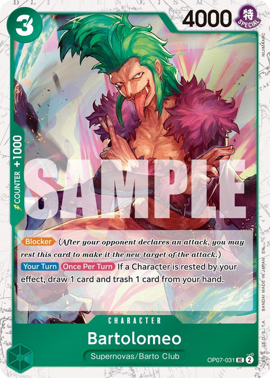 Image for Bartolomeo (Pirate Foil) - One Piece Card Game