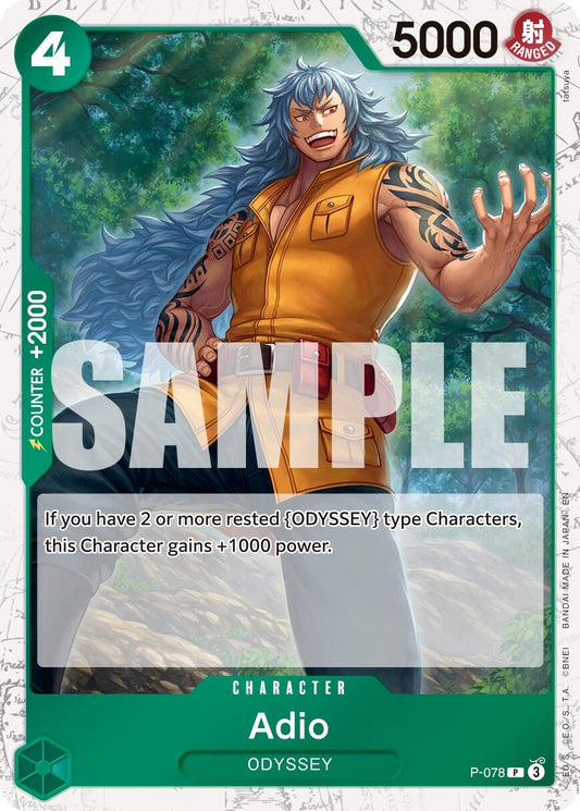 Image for Adio (Pirate Foil) - One Piece Card Game