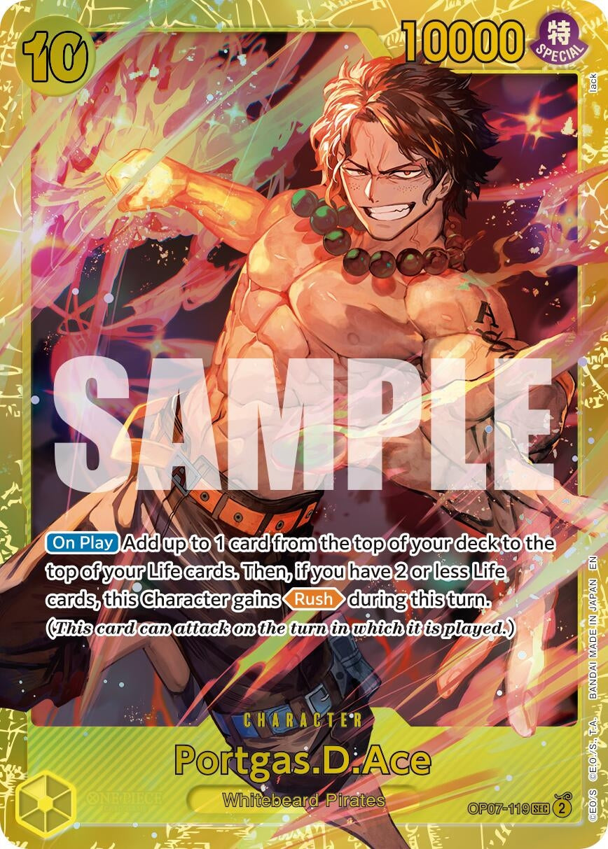 Image for Portgas.D.Ace - OP07-119 (Reprint) - One Piece Card Game