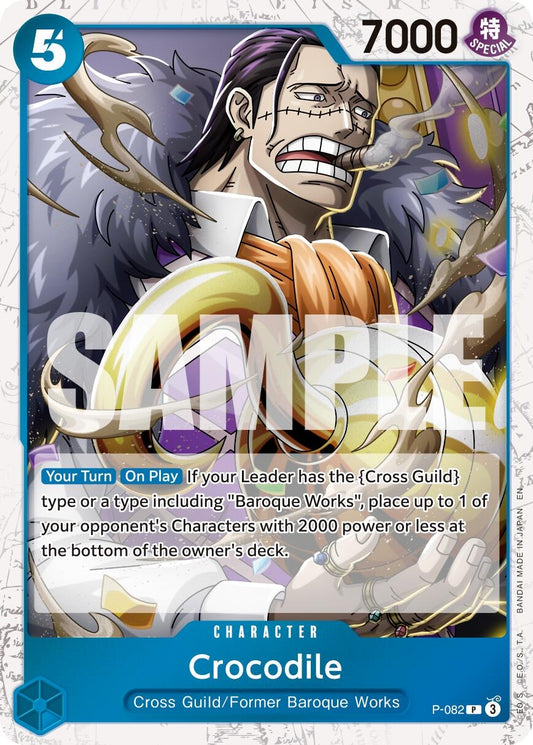 Image for Crocodile - P-082 (Pirate Foil) - One Piece Card Game