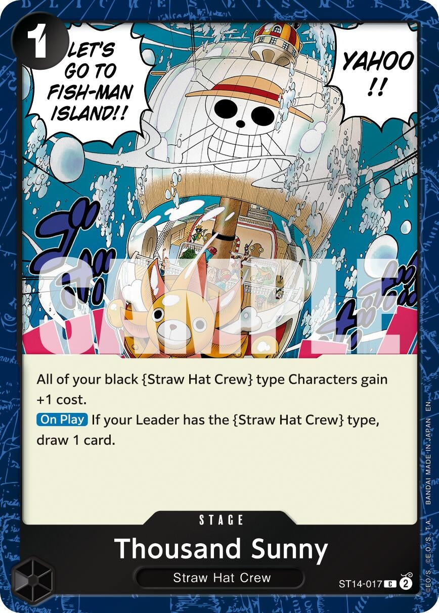 Image for Thousand Sunny (Pirate Foil) - One Piece Card Game