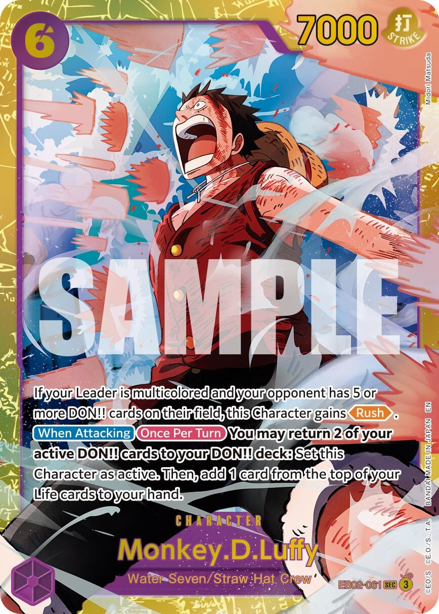 Image for Monkey.D.Luffy - EB02-061 (Reprint) - One Piece Card Game
