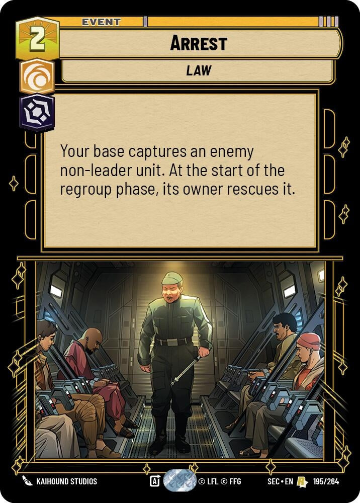Image for Arrest - Star Wars: Unlimited