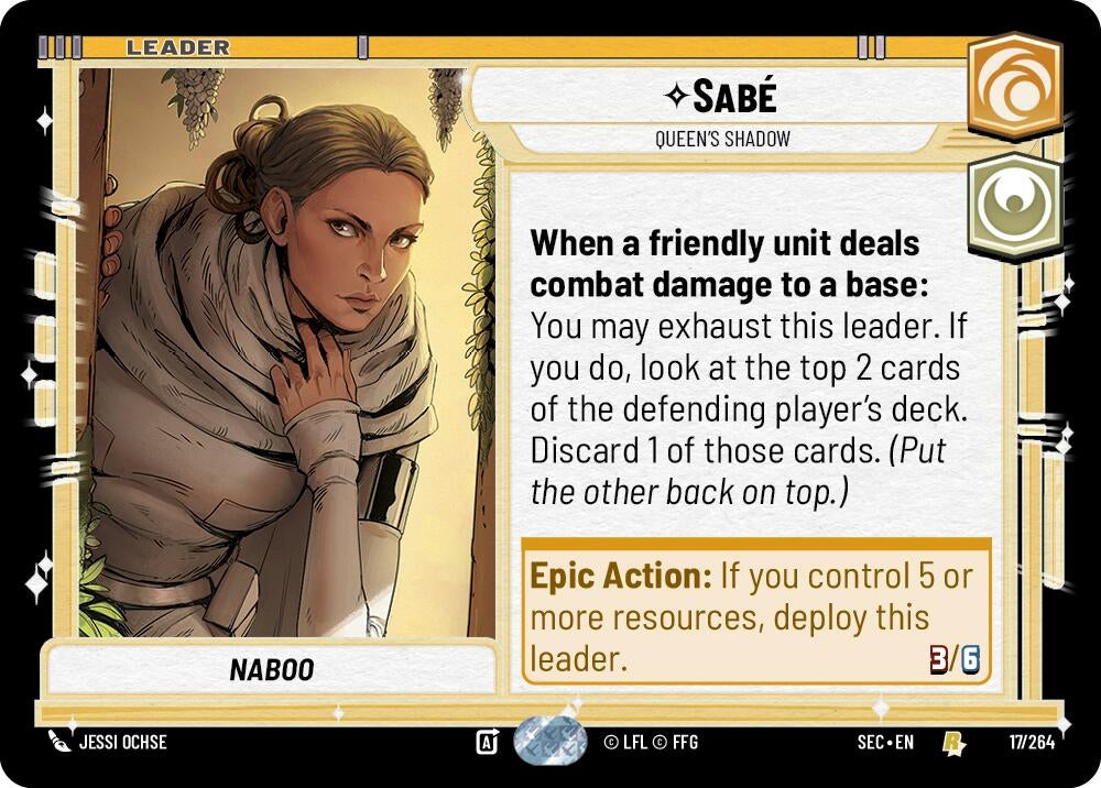 Image for Sabé - Queen's Shadow - Star Wars: Unlimited