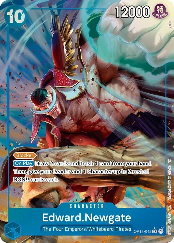 Image for Edward.Newgate (Alternate Art) - One Piece Card Game