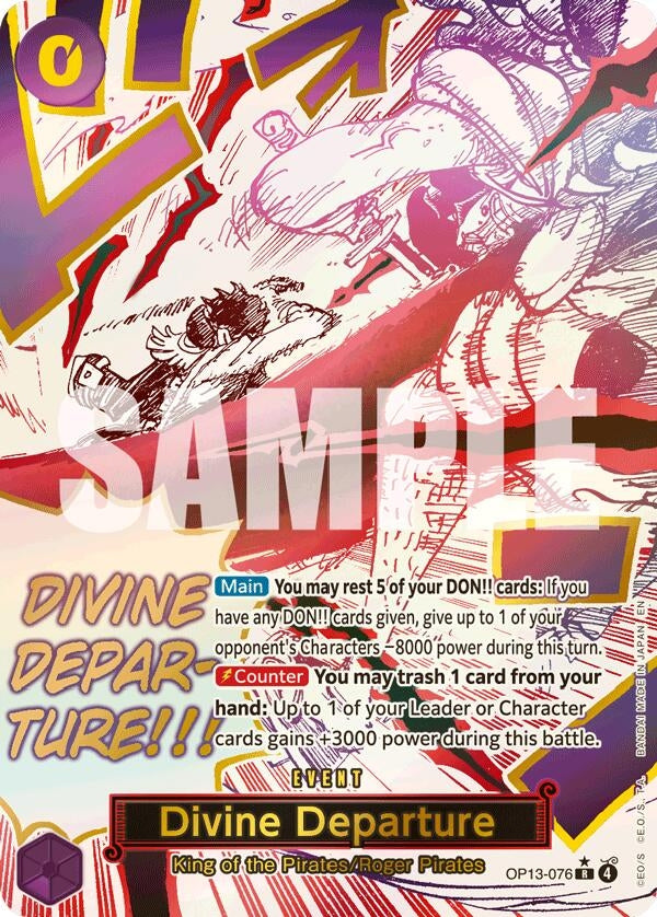 Image for Divine Departure (Alternate Art) - One Piece Card Game
