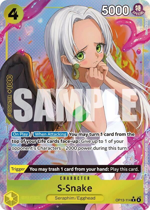 Image for S-Snake (Alternate Art) - One Piece Card Game