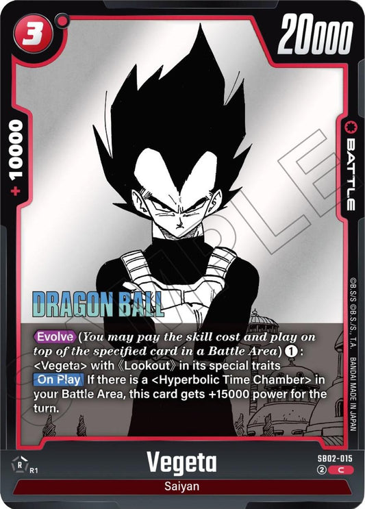 Image for Vegeta - SB02-015 - Dragon Ball Super: Fusion World