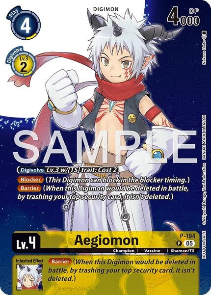 Image for Aegiomon (Digimon Story: Time Stranger Promo Pack) - Digimon Card Game