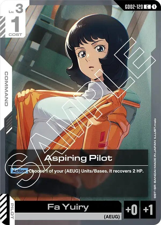 Image for Aspiring Pilot - Gundam Card Game