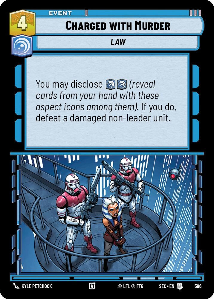 Image for Charged with Murder (Foil) - Star Wars: Unlimited