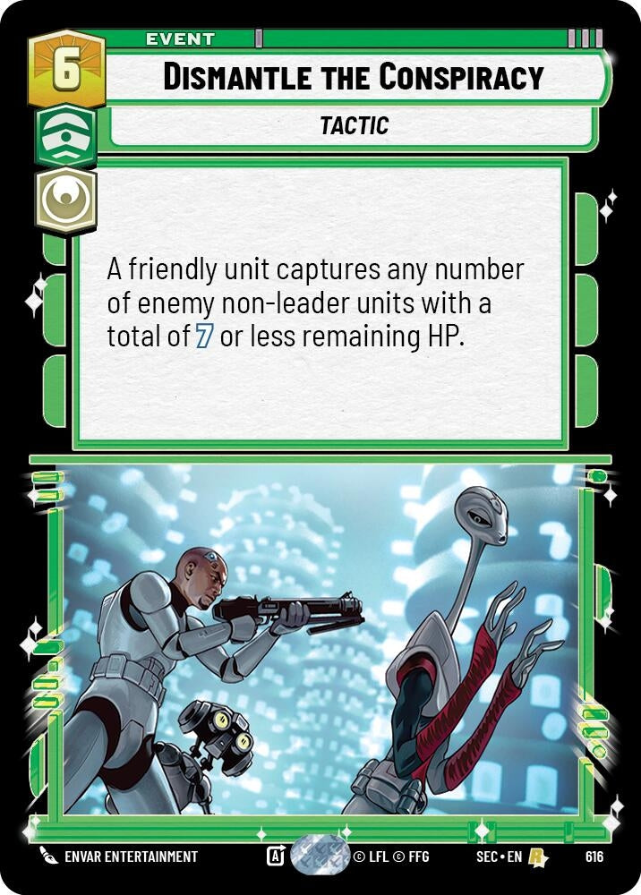 Image for Dismantle the Conspiracy (Foil) - Star Wars: Unlimited