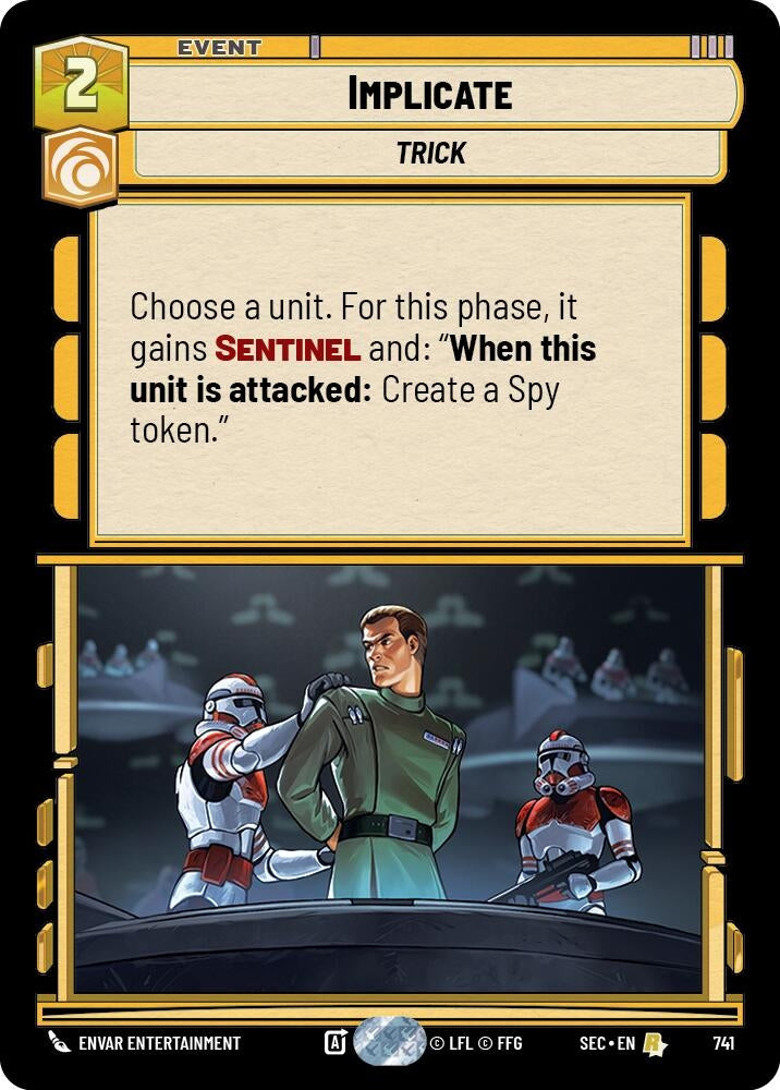 Image for Implicate (Foil) - Star Wars: Unlimited