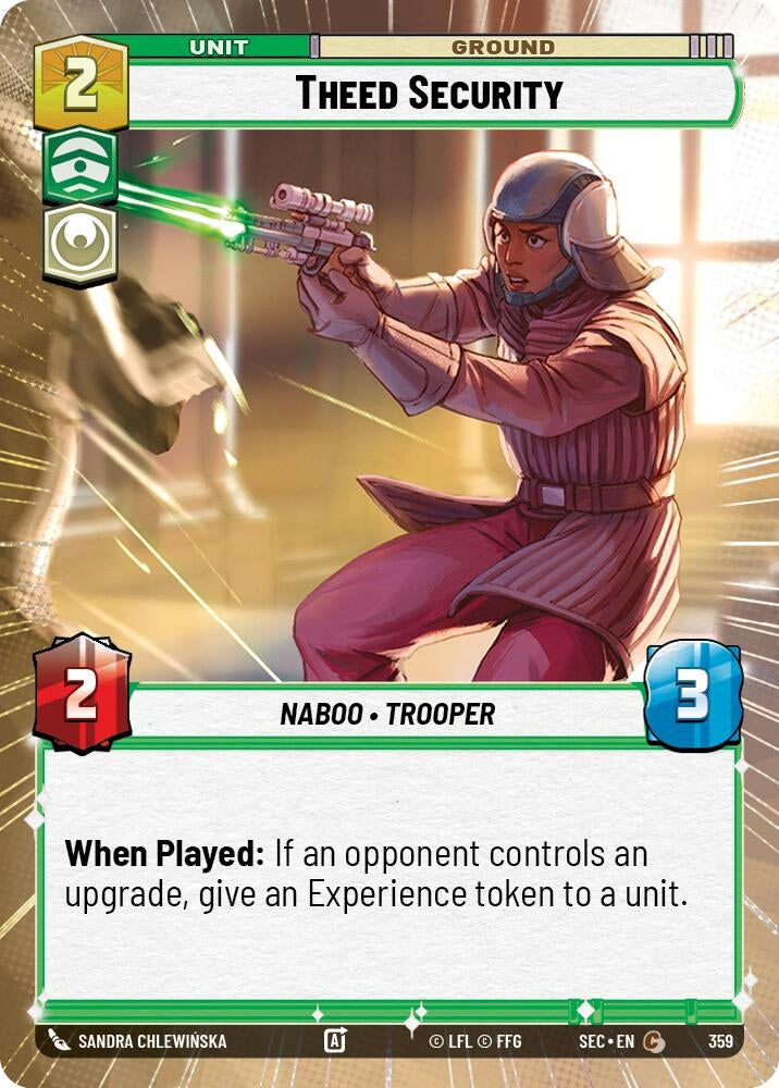 Image for Theed Security (Hyperspace) - Star Wars: Unlimited