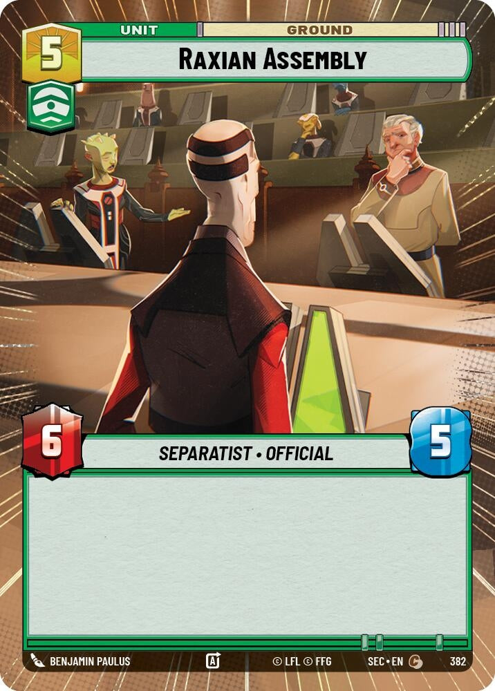 Image for Raxian Assembly (Hyperspace) - Star Wars: Unlimited
