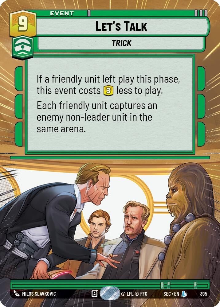 Image for Let's Talk (Hyperspace) - Star Wars: Unlimited