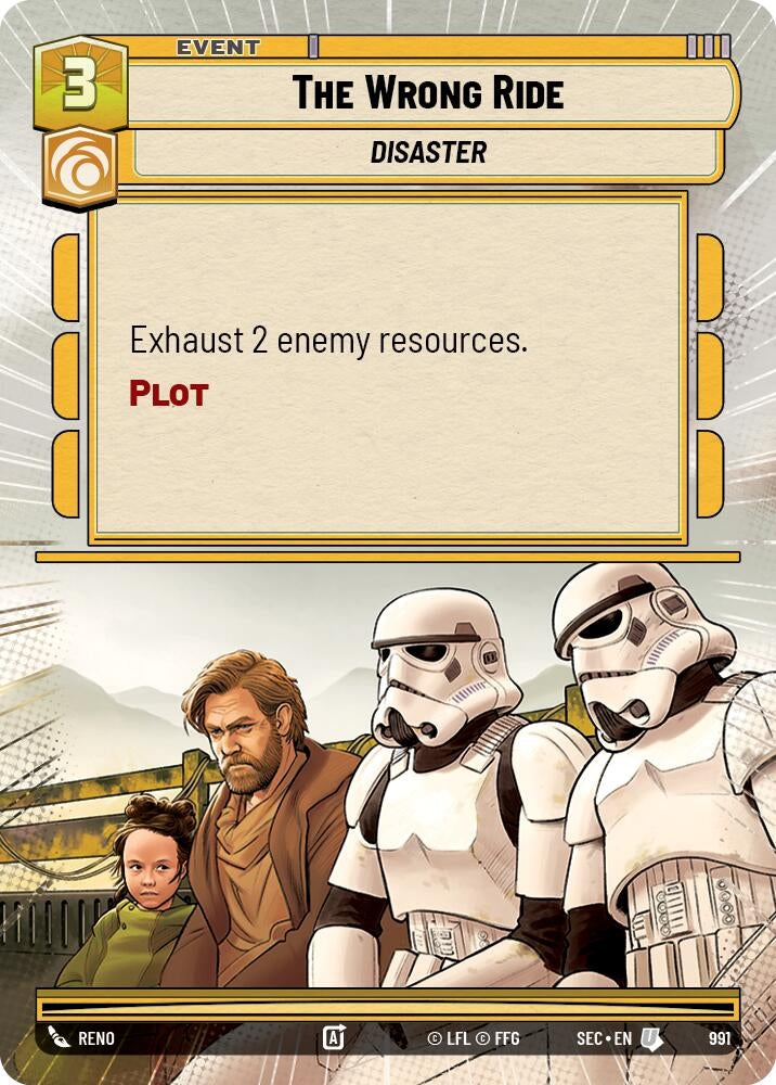 Image for The Wrong Ride (Hyperspace Foil) - Star Wars: Unlimited