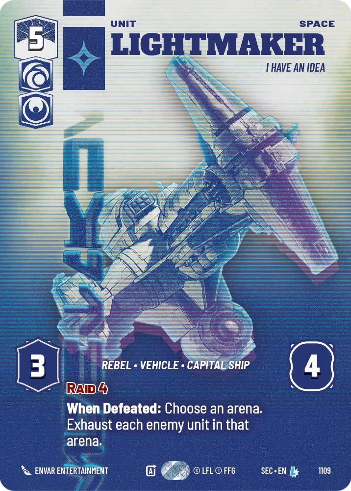 Image for Lightmaker - I Have An Idea (Prestige Foil) - Star Wars: Unlimited