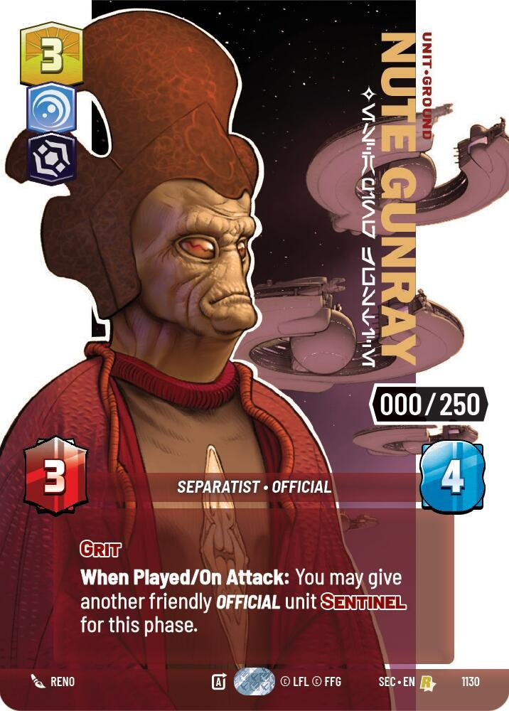 Image for Nute Gunray - Escaping Justice (Serialized) - Star Wars: Unlimited