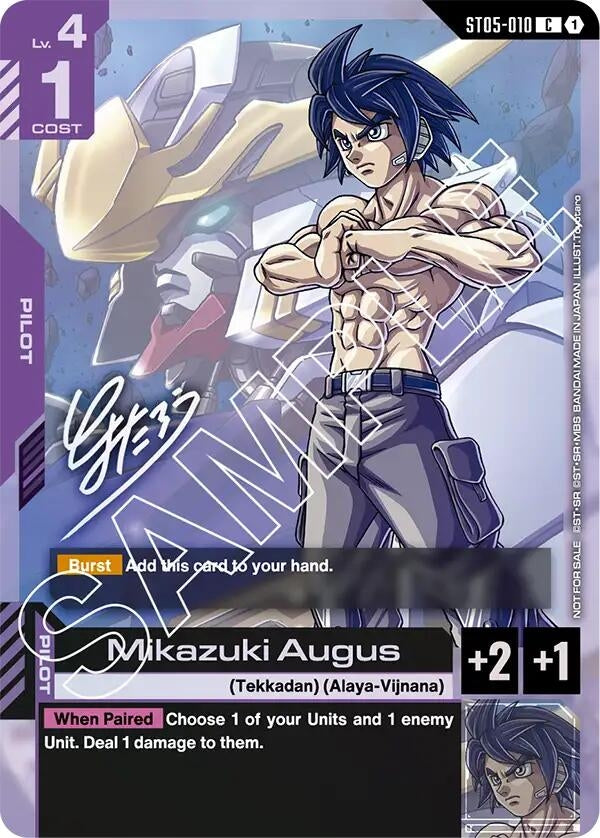 Image for Mikazuki Augus (Event Promo) - Gundam Card Game