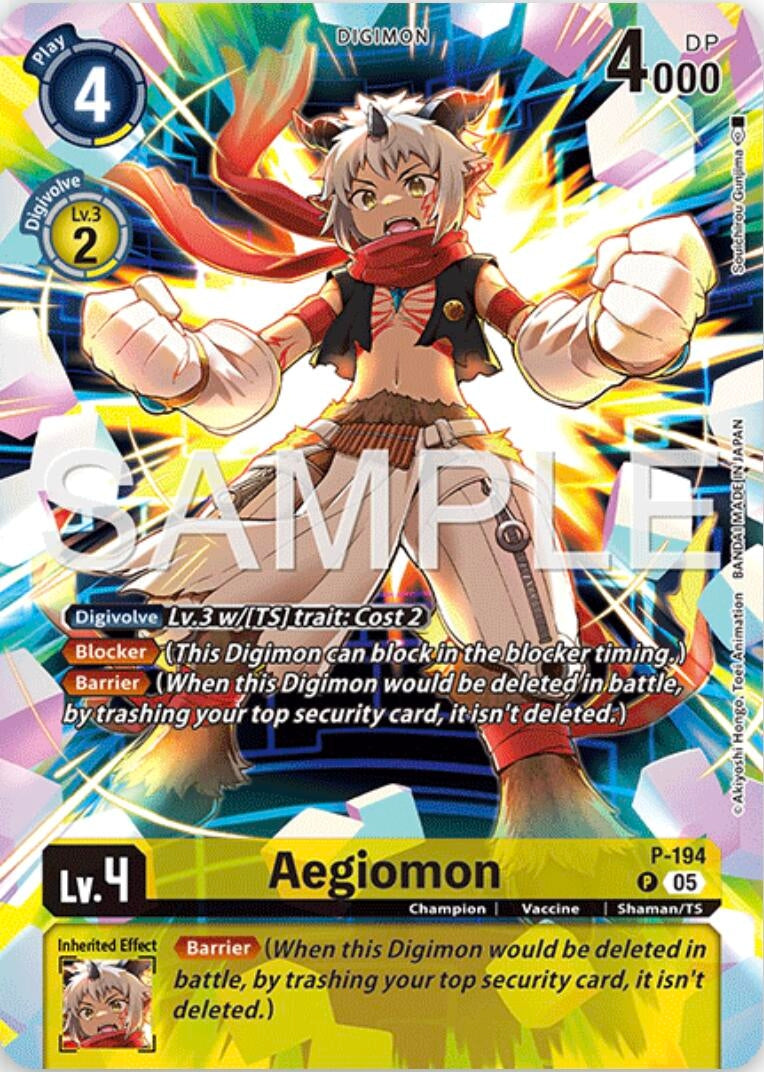 Image for Aegiomon (Digimon Story: Time Stranger Collector's Edition) - Digimon Card Game