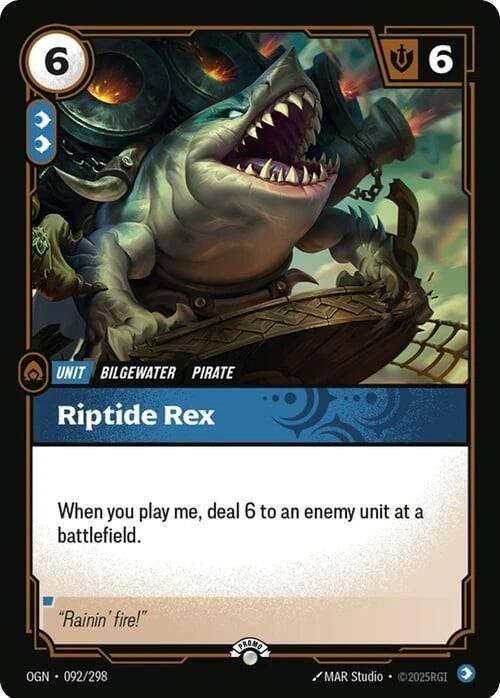 Image for Riptide Rex - Riftbound: League of Legends Trading Card Game