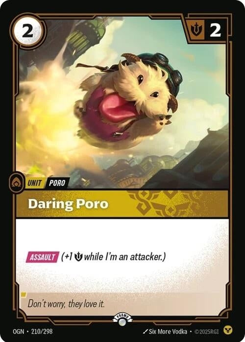 Image for Daring Poro - Riftbound: League of Legends Trading Card Game