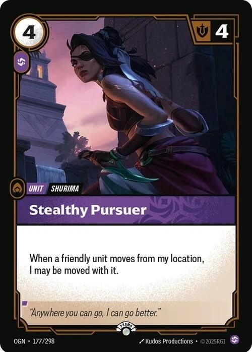 Image for Stealthy Pursuer - Riftbound: League of Legends Trading Card Game