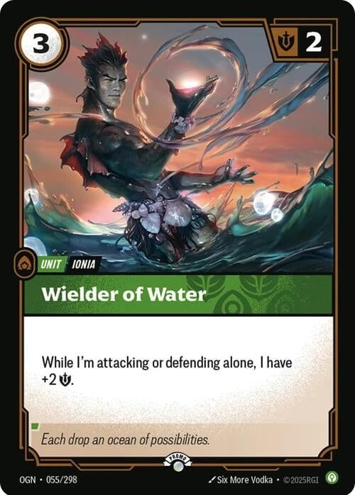 Image for Wielder of Water - Riftbound: League of Legends Trading Card Game