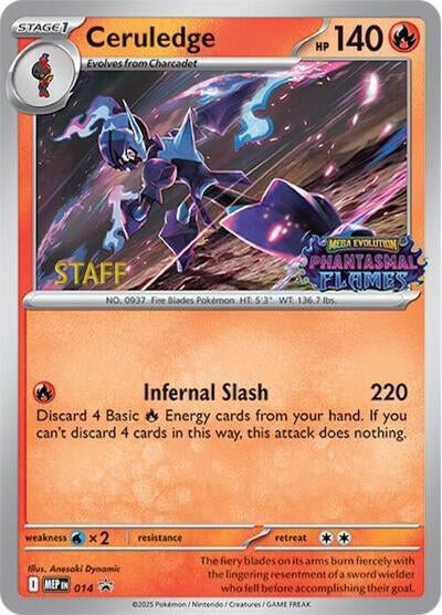 Image for Ceruledge (Prerelease) [Staff] - Pokemon