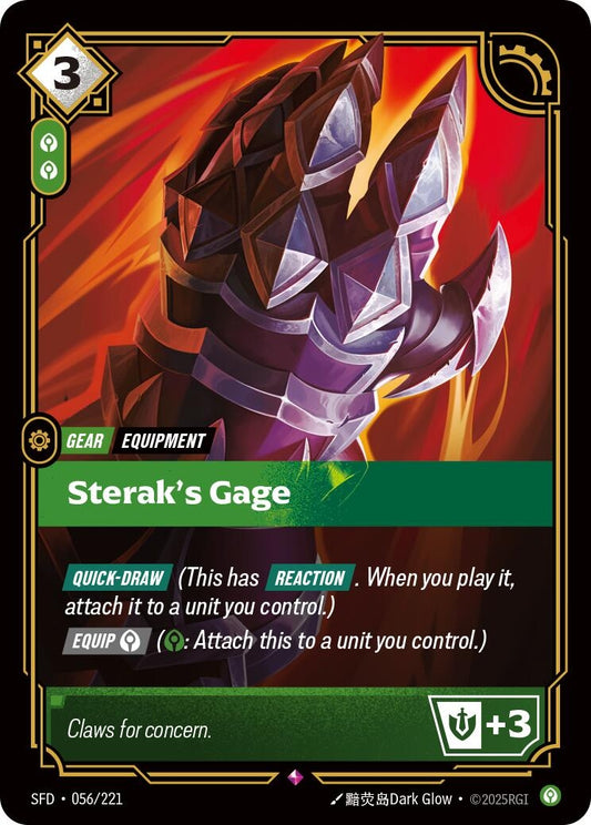 Image for Sterak's Gage - Riftbound: League of Legends Trading Card Game