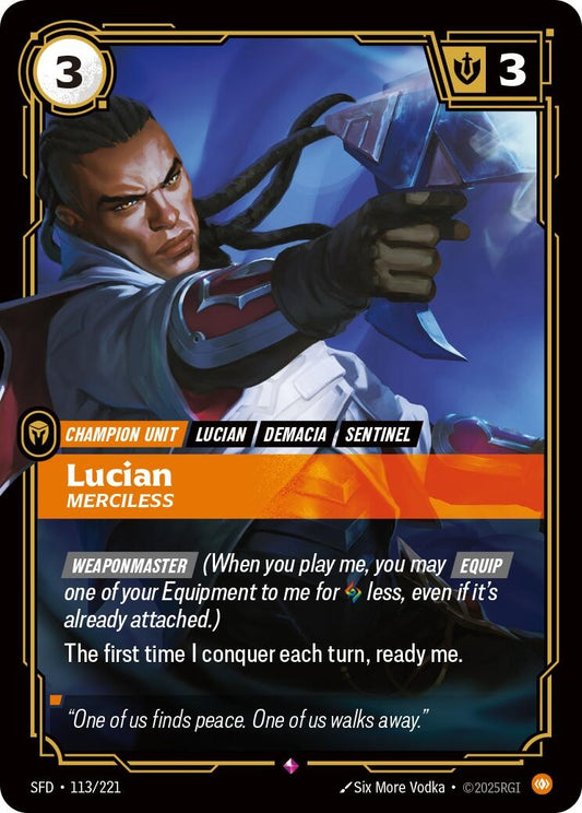 Image for Lucian, Merciless - Riftbound: League of Legends Trading Card Game