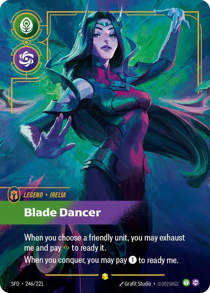 Image for Irelia, Blade Dancer (Overnumbered) - Riftbound: League of Legends Trading Card Game