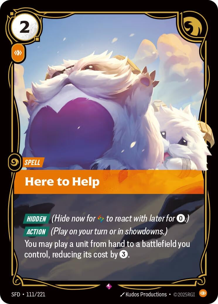 Image for Here to Help - Riftbound: League of Legends Trading Card Game
