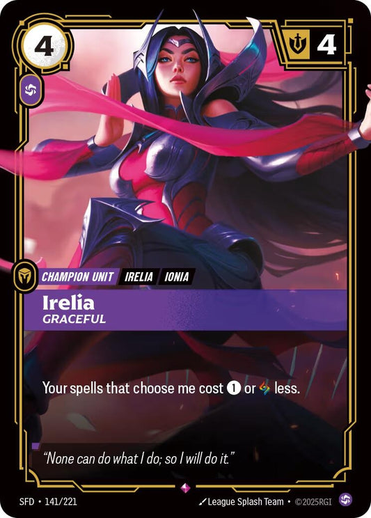 Image for Irelia, Graceful - Riftbound: League of Legends Trading Card Game