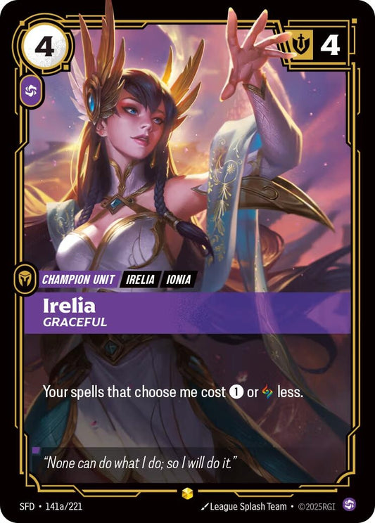 Image for Irelia, Graceful (Alternate Art) - Riftbound: League of Legends Trading Card Game