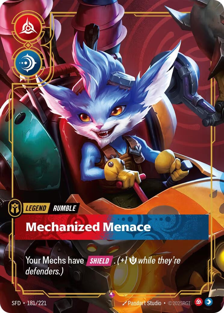 Image for Rumble, Mechanized Menace - Riftbound: League of Legends Trading Card Game