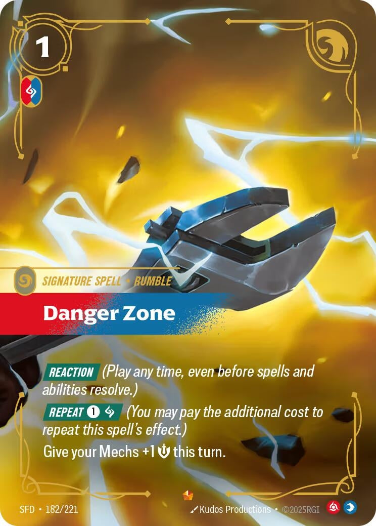 Image for Danger Zone - Riftbound: League of Legends Trading Card Game