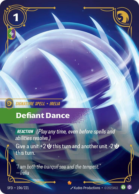 Image for Defiant Dance - Riftbound: League of Legends Trading Card Game