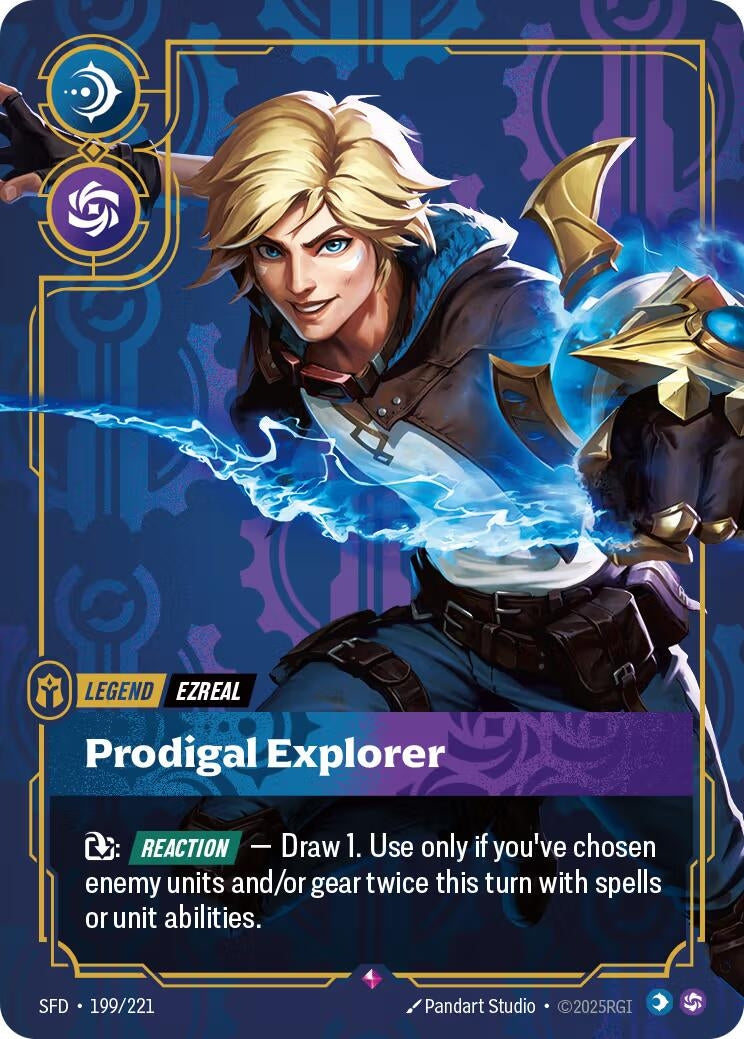 Image for Ezreal, Prodigal Explorer - Riftbound: League of Legends Trading Card Game
