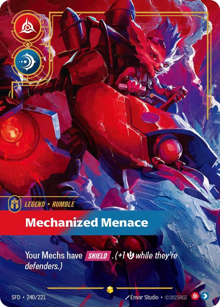 Image for Rumble, Mechanized Menace (Overnumbered) - Riftbound: League of Legends Trading Card Game