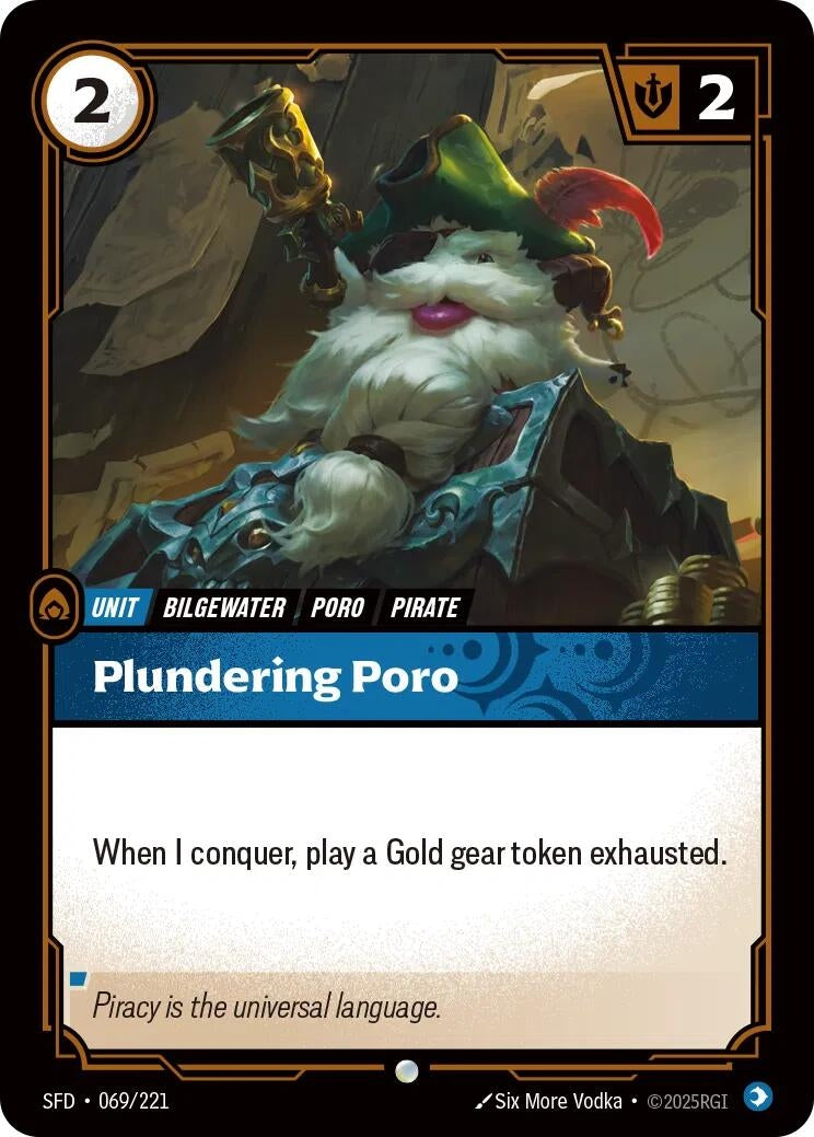 Image for Plundering Poro - Riftbound: League of Legends Trading Card Game